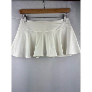 Shock Absorber Womens White Athletic Skort S Nylon & Spandex Blend